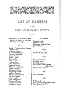 Scots Charitable Society Membership 1657-1712, Pg. 82