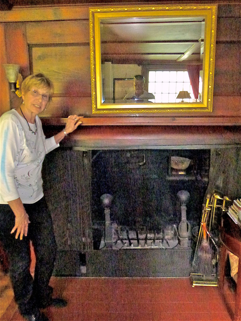 Original Fireplace in the John Magoun House where all the cooking was done in the early days. A kitchen was added several generations later. Shared by Dwayne and Mary (Sampson) Lund
