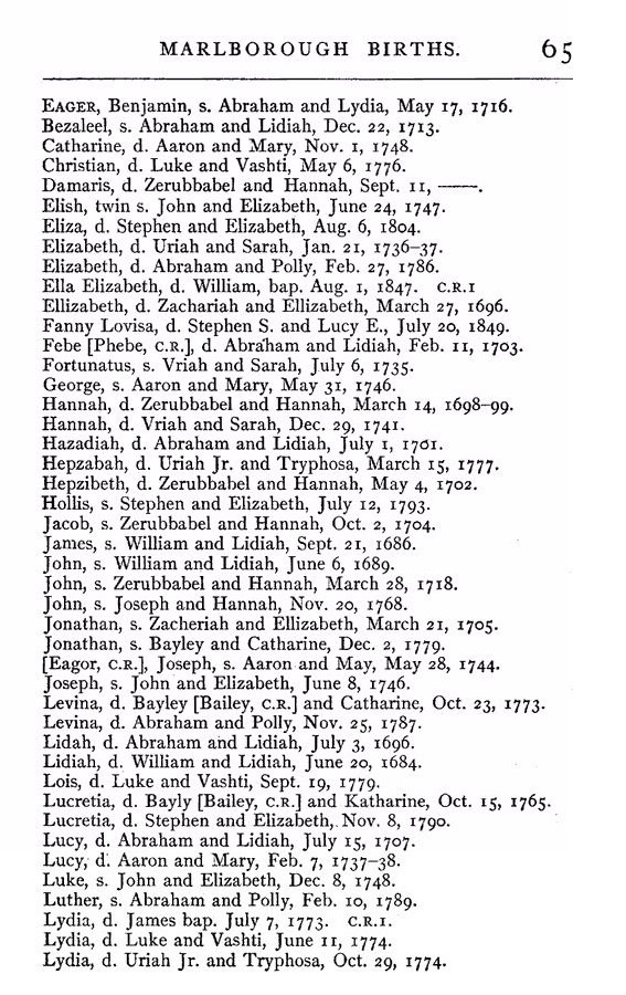 Massachusetts Vital Records to 1850 (11) 2