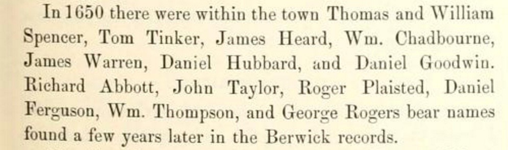 The History of York County, Maine, c1880. Page 315.