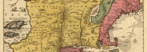Historical map of New England